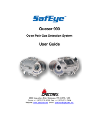 Thumbnail of document Manual - SafEye Quasar 900 Open Path Gas Detector